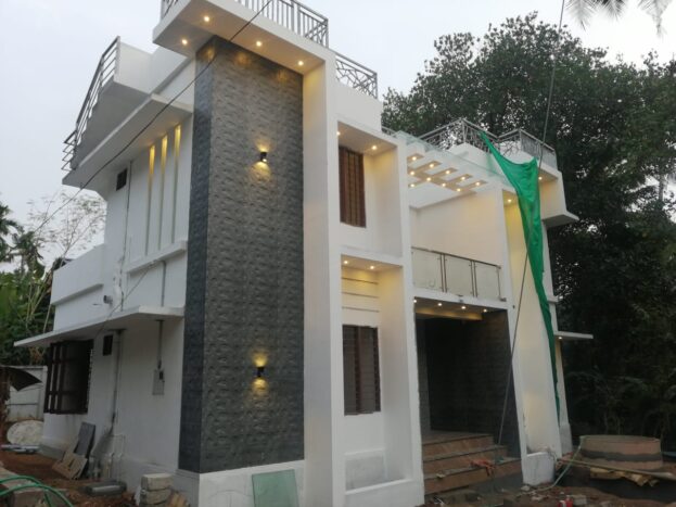 4 BHK independent house in Anchalumood Kollam 1450 sq.ft