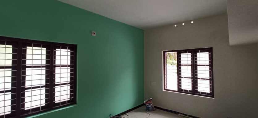 Spacious living area in 3 BHK house in Chanthavila