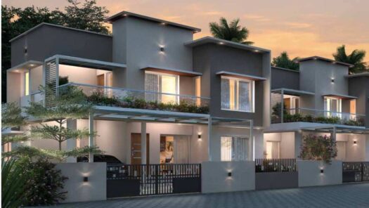 4BHK house exterior in Puranattukara, Thrissur