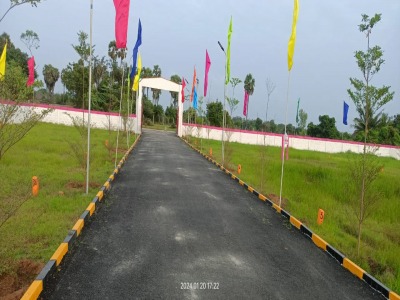 Charming landscape of land for sale in Padappai.