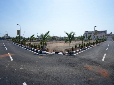 Aerial view of plots in Sithalapakkam