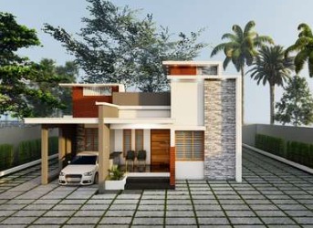 Interior view of opulent villas in pattambi with luxe decor