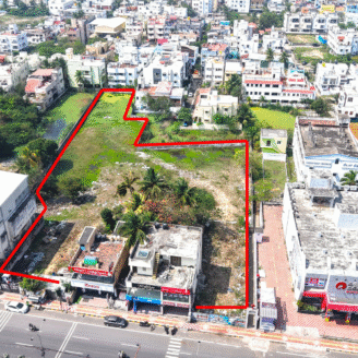 High Visibility On-Road Land for Sale in Palavakkam – Perfect for Showroom / Complex