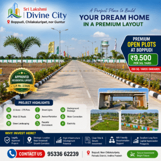 Plots for Sale in Chilakaluripeta