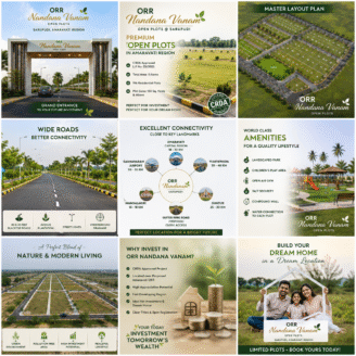 Premium CRDA Approved Open Plots in Amaravati.